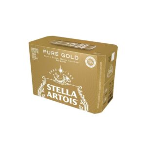 Caixa Cerveja Stella Pure Gold 250ml C/8 Unidade