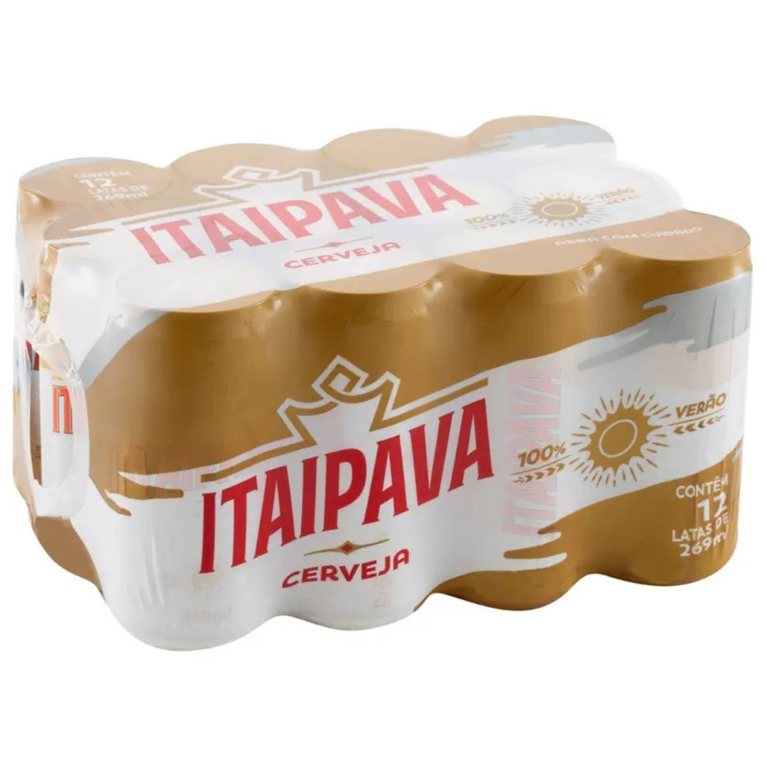 Caixa de Cerveja Itaipava 269ml C/12 Unidade