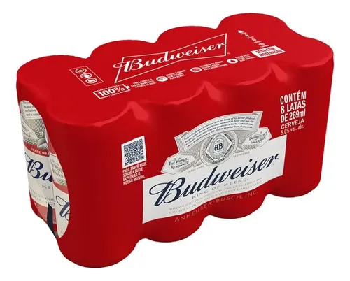 Caixa de Cerveja Budweiser 269 c/15 unidades