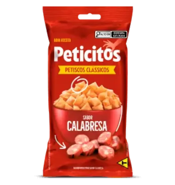 Petisco Peticitos Sabor Calabresa