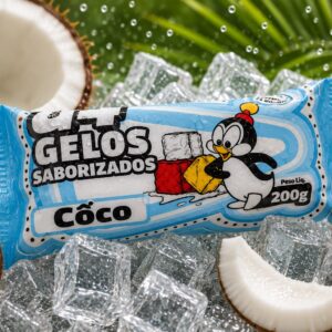 Gelo Saborizado Sabor Coco