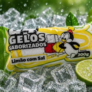 Gelo Saborizado Sabor Limão com Sal