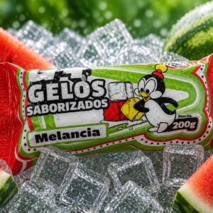 Gelo Saborizado Sabor Melancia